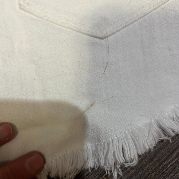 Lulu white high-rise shorts - Picture 4 of 4